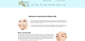 Advanced Esthetics MD Website
